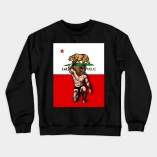 California Bear Flag - Cali love - California Love Crewneck Sweatshirt